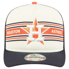 Houston Astros New Era Banner A-Frame 9FIFTY Trucker Snapback Hat - MLB