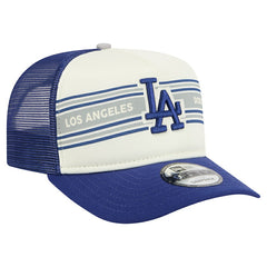 Los Angeles Dodgers New Era Banner A-Frame 9FIFTY Trucker Snapback Hat - MLB
