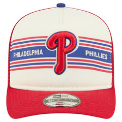 Philadelphia Phillies New Era Banner A-Frame 9FIFTY Trucker Snapback Hat - MLB