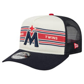 Minnesota Twins New Era Banner A-Frame 9FIFTY Trucker Snapback Hat - MLB