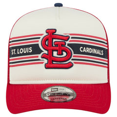 St. Louis Cardinals New Era Banner A-Frame 9FIFTY Trucker Snapback Hat - MLB