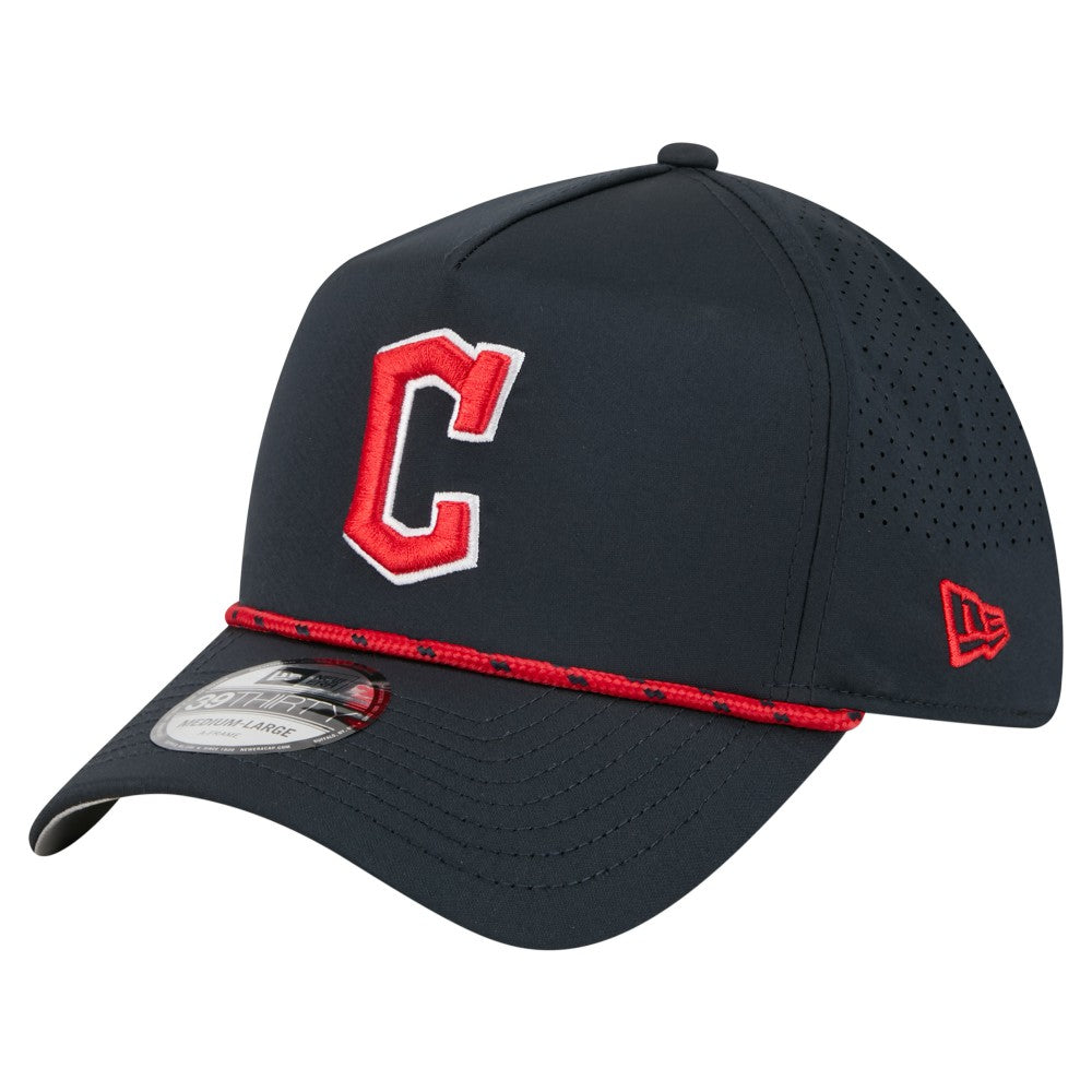 Cleveland Guardians New Era 39THIRTY A-Frame Perforated Flex Hat - MLB