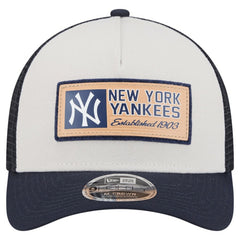 New York Yankees New Era Text A-Frame Trucker 9FORTY Hat - MLB