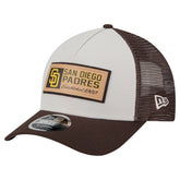 San Diego Padres New Era Text A-Frame Trucker 9FORTY Hat - MLB