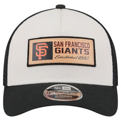 San Francisco Giants New Era Text A-Frame Trucker 9FORTY Hat - MLB