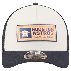 Houston Astros New Era Text A-Frame Trucker 9FORTY Hat - MLB