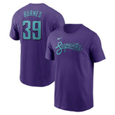 Corbin Burnes Arizona Diamondbacks Nike 2025 City Connect Fuse Name & Number T-Shirt - MLB