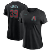 Corbin Burnes Arizona Diamondbacks Nike Women's Fuse Name & Number T-Shirt - MLB