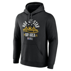 2025 NBA All-Star Game Unisex Bay Bridge Pullover Hoodie Black - NBA