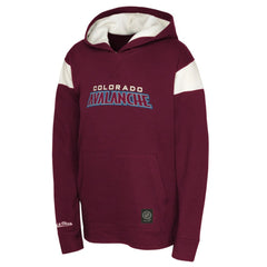 Colorado Avalanche Youth Thermal Lightweight Pullover Hoodie - Burgundy - NHL