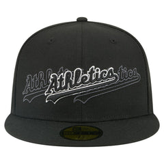 Athletics New Era Tri-Hit 59FIFTY Fitted Hat - MLB