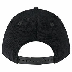 Las Vegas Raiders New Era Cord Corduroy 9FORTY A-Frame Adjustable Hat Black | NFL