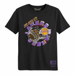 Los Angeles Lakers Preschool In The Net T-Shirt Black - NBA