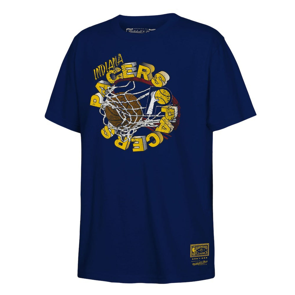 Indiana Pacers Youth Retro '90s Poster T-Shirt Navy - NBA