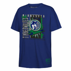Minnesota Timberwolves Youth Retro '90s Poster T-Shirt Navy - NBA