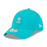 Miami Dolphins New Era 2025 Sideline 39THIRTY Flex Hat Aqua | NFL