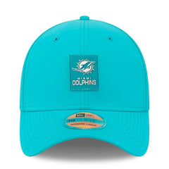 Miami Dolphins New Era 2025 Sideline 39THIRTY Flex Hat Aqua | NFL