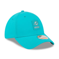 Miami Dolphins New Era 2025 Sideline 39THIRTY Flex Hat Aqua | NFL
