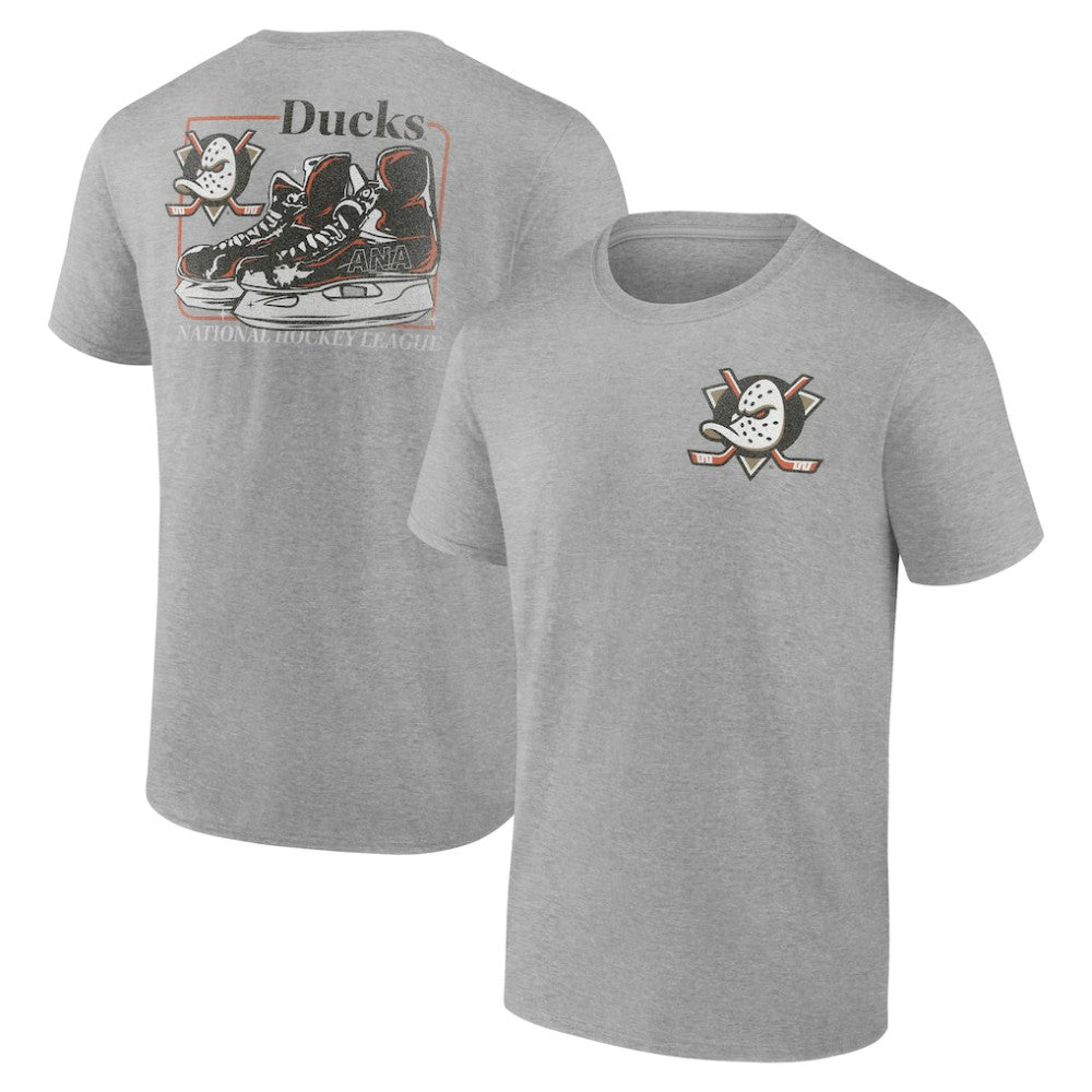 Anaheim Ducks Glory Skates T-Shirt - Heather Gray - NHL
