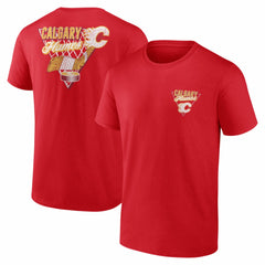 Calgary Flames Net Slap T-Shirt - Red - NHL