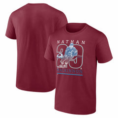 Nathan MacKinnon Colorado Avalanche Player Show T-Shirt - Burgundy - NHL