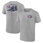 Columbus Blue Jackets Glory Skates T-Shirt - Heather Gray - NHL