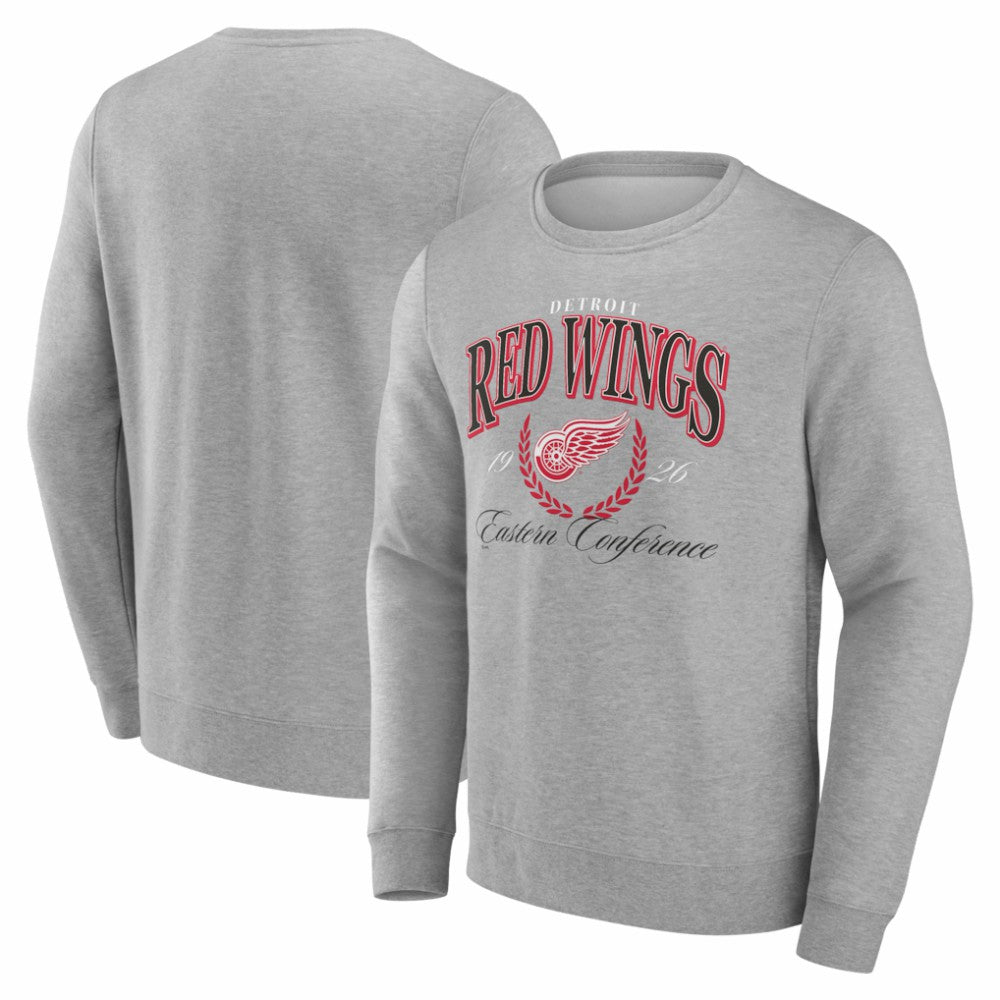 Detroit Red Wings Reign Supreme Pullover Sweatshirt - Gray - NHL