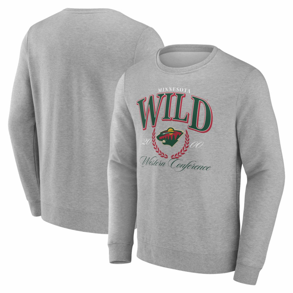 Minnesota Wild Reign Supreme Pullover Sweatshirt - Gray - NHL
