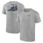 Nashville Predators Glory Skates T-Shirt - Heather Gray - NHL