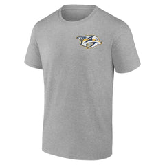 Nashville Predators Glory Skates T-Shirt - Heather Gray - NHL