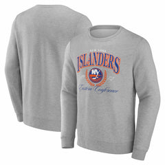 New York Islanders Reign Supreme Pullover Sweatshirt - Gray - NHL
