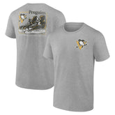 Pittsburgh Penguins Glory Skates T-Shirt - Heather Gray - NHL
