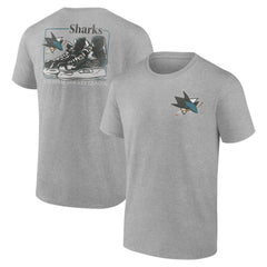 San Jose Sharks Glory Skates T-Shirt - Heather Gray - NHL