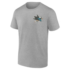 San Jose Sharks Glory Skates T-Shirt - Heather Gray - NHL