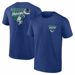 Vancouver Canucks Net Slap T-Shirt - Blue - NHL