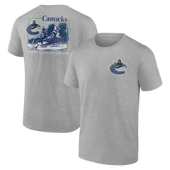 Vancouver Canucks Glory Skates T-Shirt - Heather Gray - NHL