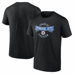 Winnipeg Jets Honor Circle T-Shirt - Black - NHL