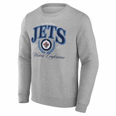 Winnipeg Jets Reign Supreme Pullover Sweatshirt - Gray - NHL