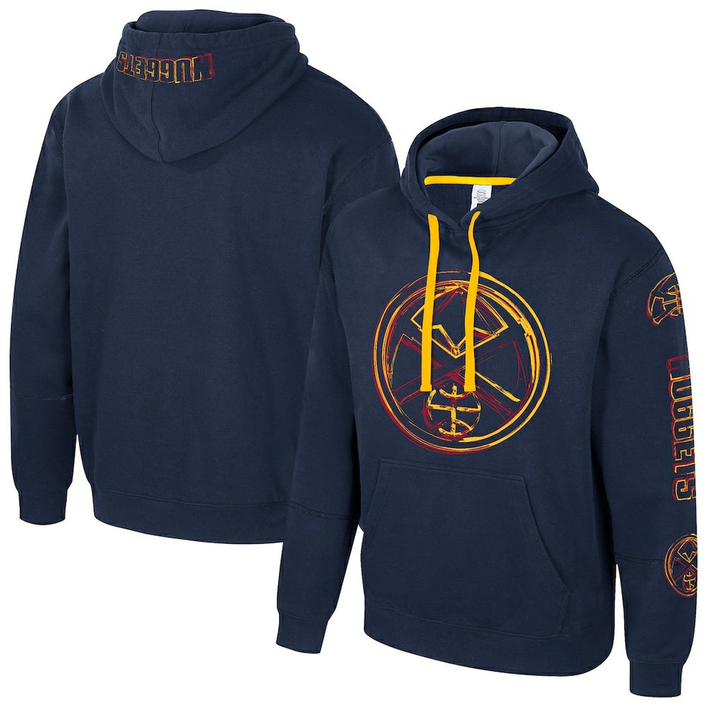Denver Nuggets Stadium Essentials Unisex Elementized Pullover Hoodie Navy - NBA