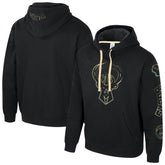 Milwaukee Bucks Stadium Essentials Unisex Elementized Pullover Hoodie Black - NBA