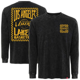 Los Angeles Lakers Sportiqe Men's Bono Long Sleeve T-Shirt Black - NBA