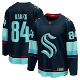 Kaapo Kakko Seattle Kraken Fanatics Home Breakaway Player Jersey - Deep Sea Blue - NHL