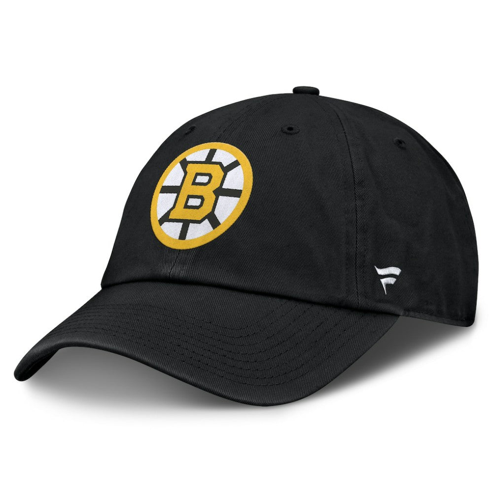 Boston Bruins Fanatics Primary Logo Adjustable Hat - Black - NHL