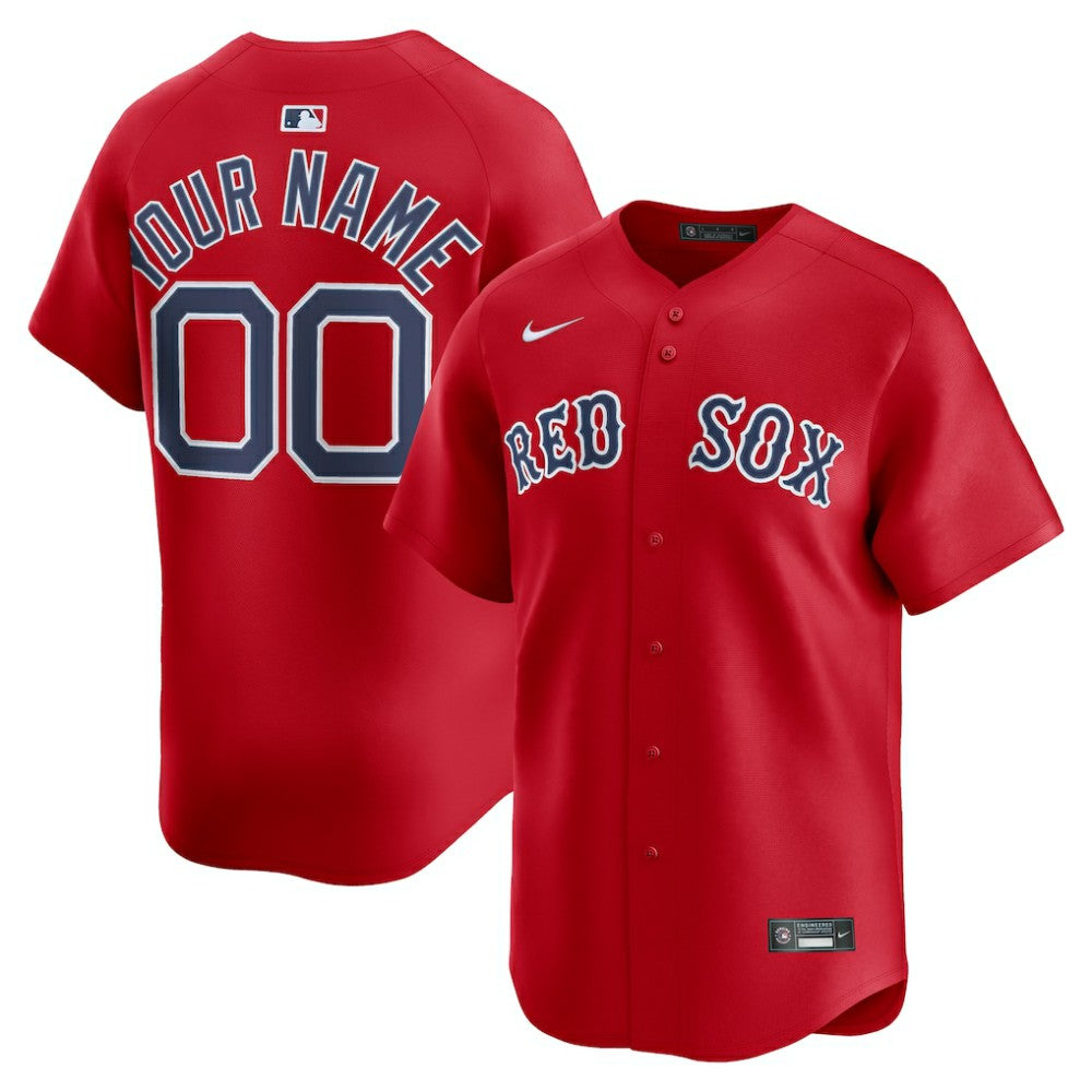 Boston Red Sox Nike Alternate Limited Custom Jersey - MLB
