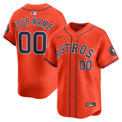 Houston Astros Nike Alternate Limited Custom Jersey - MLB
