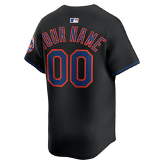 New York Mets Nike Alternate Limited Custom Jersey - MLB