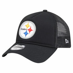 Pittsburgh Steelers New Era Preschool Main A-Frame 9FORTY Adjustable Hat Black | NFL