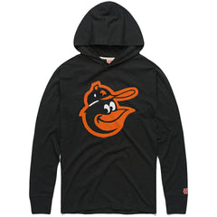 Baltimore Orioles Homage Lightweight Raglan Tri-Blend Pullover Hoodie - MLB