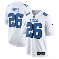 Jahmyr Gibbs Detroit Lions Tundra Fashion Game Jersey White | Nike for Sale