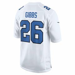 Jahmyr Gibbs Detroit Lions Tundra Fashion Game Jersey White | Nike for Sale